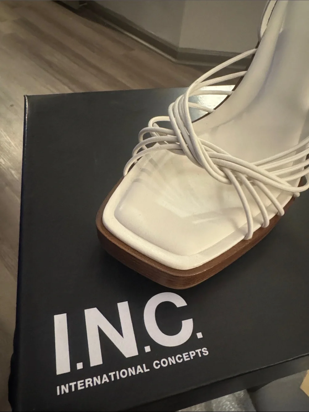 🔥I.N.C. International Concepts Rashel Sculptural Heel Dress Sandal.🔥BRAND NEW❣️